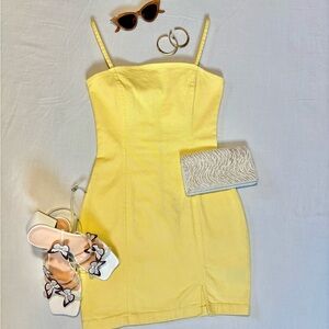 H&M Sunny Yellow Mini Dress